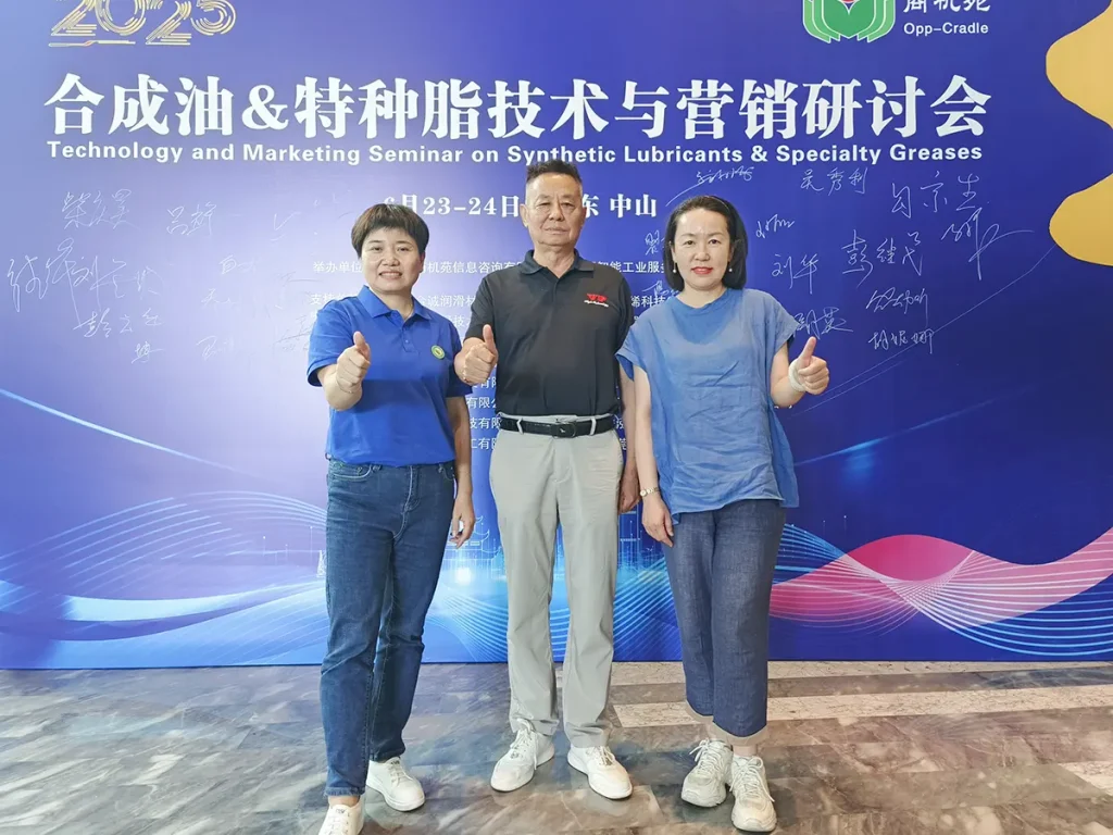 Gou & Sabrina at Synoil Greases Symposium 2025