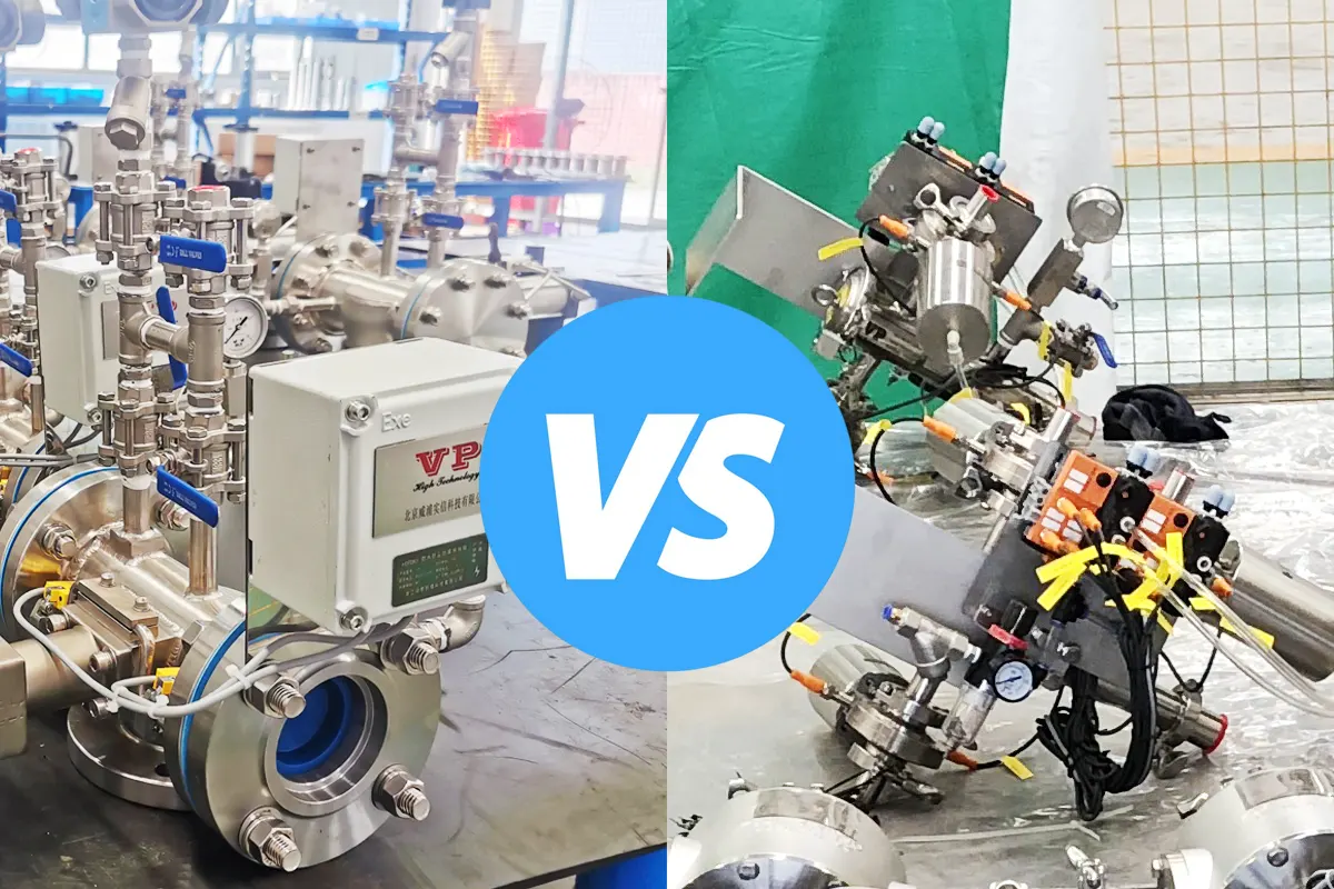Hygienic vs Industrial Pigging System