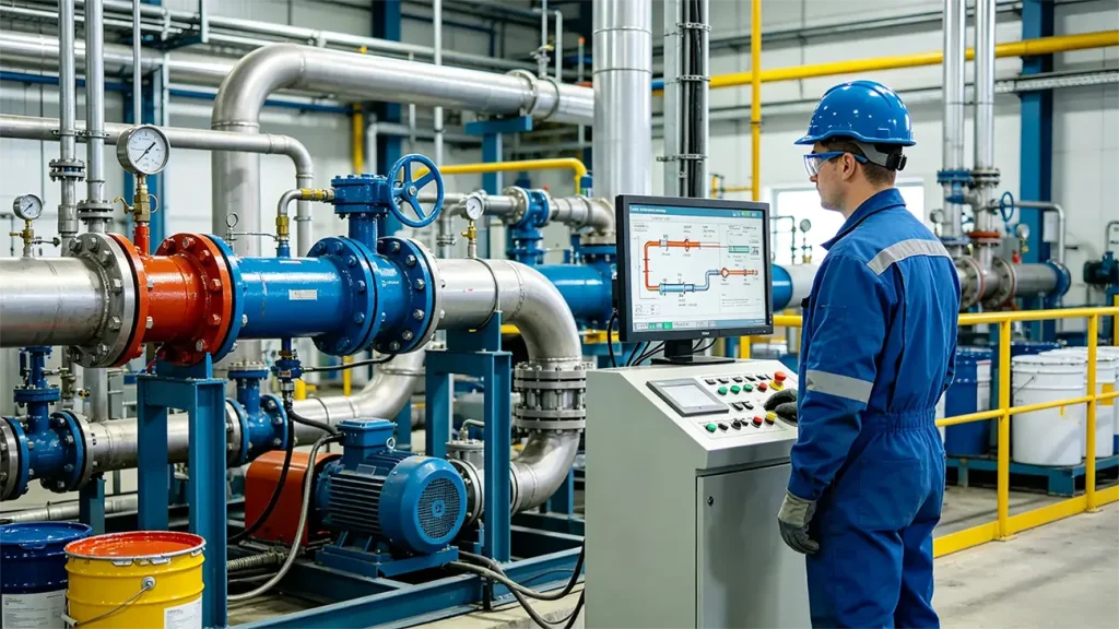 Paint coating pigging system factory